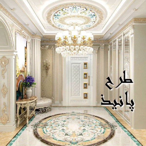 درب لولایی طرح پانیذ سفید