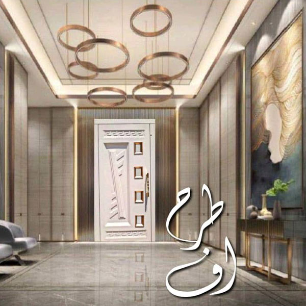 درب لولایی طرح اف