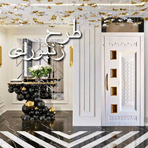 درب لولایی طرح زنبوری